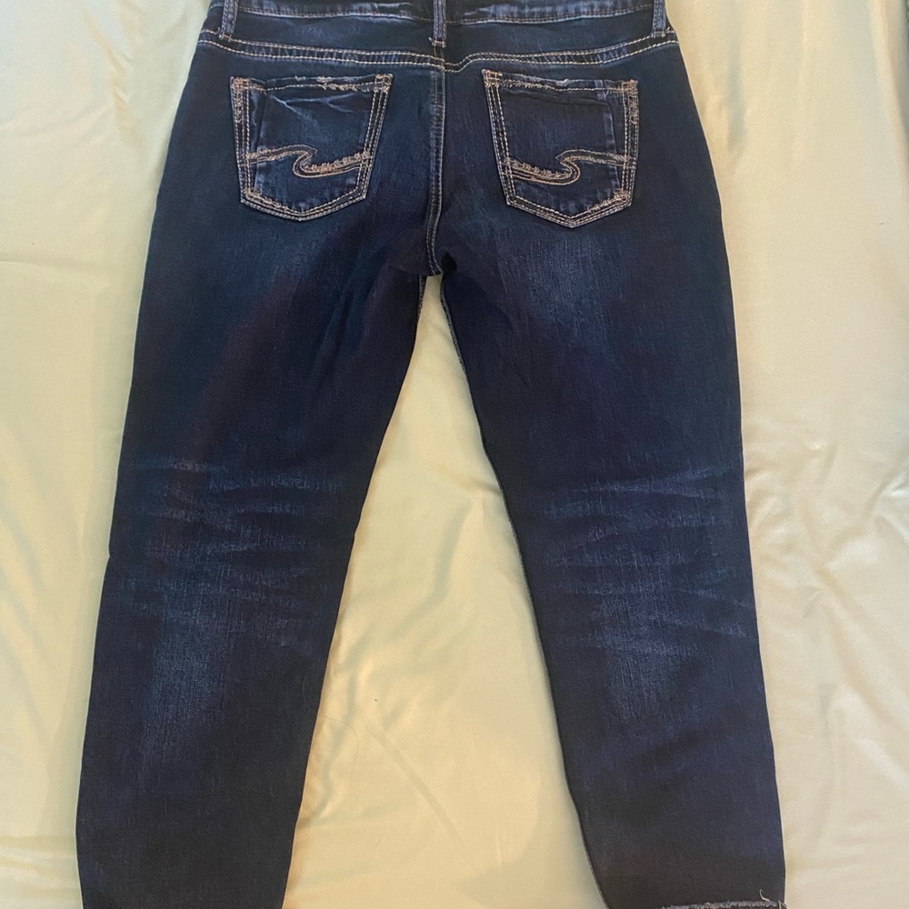 Maurice’s Silver Suki Jean Capri